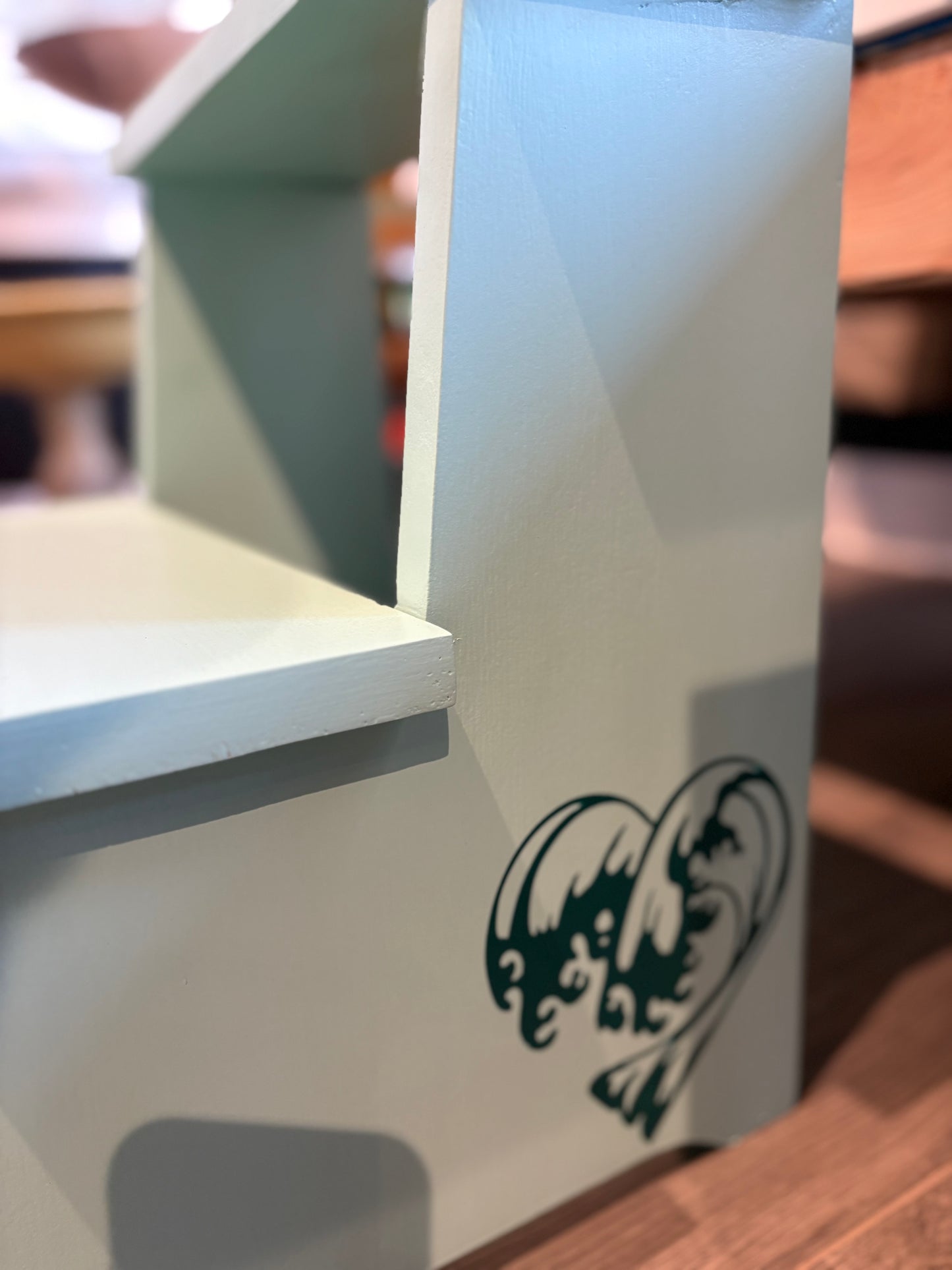 Heart of Waves Step Stool